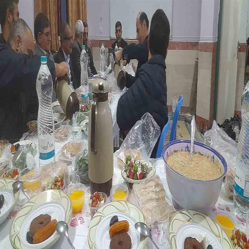 مراسم افطار دهی ماه مبارک رمضان مدرسه بهشت آیین